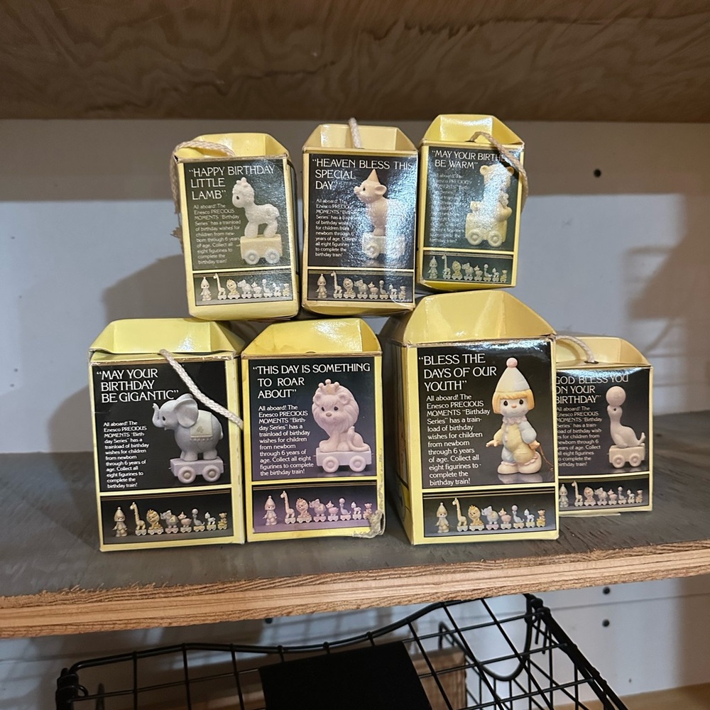 Vintage Precious Moments Birthday Train